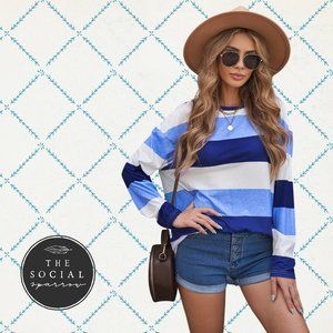 Blue Stripe Long Sleeve